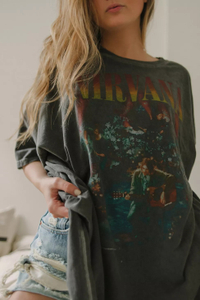 Nirvana Unplugged T-Shirt Dress, $39 | Urban Outfitters