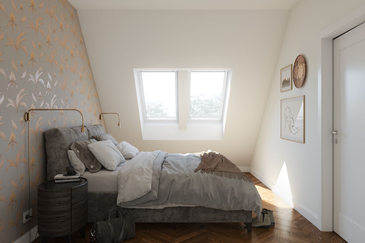 Velux loft conversion with two rooflights
