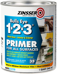 Zinsser Bulls-Eye 1-2-3 Primer | $17.99 at Amazon