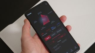Asus ROG Phone 5 showing Armoury Crate app