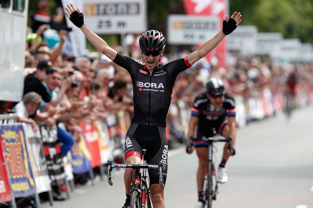 Emanuel Buchmann (Bora-Argon18) wins the German championship.