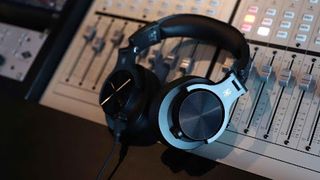 OneOdio headphones in the studio