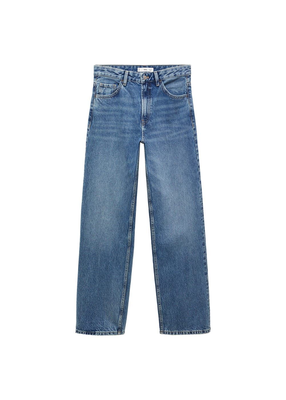 Mid-Rise Straight Jeans - Women