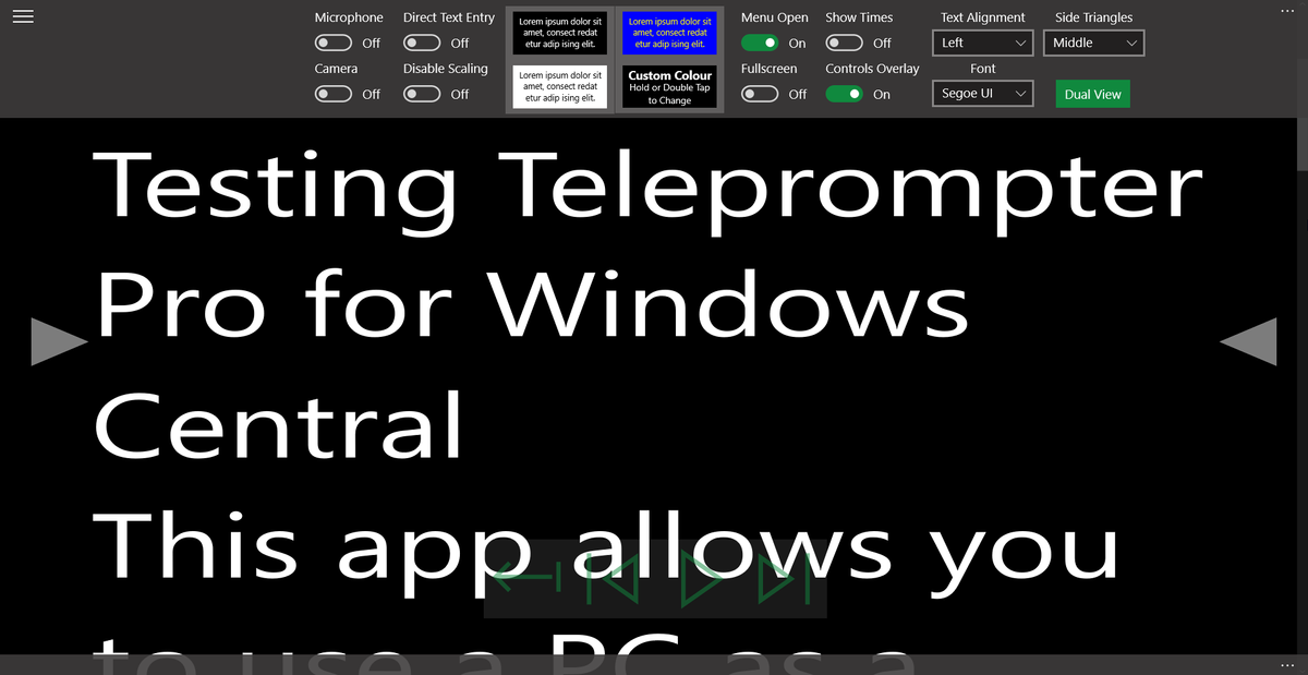 Teleprompter Pro for Windows 10 is a musthave tool for content