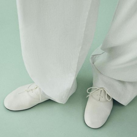 Zara model wearing the jazz shoe trend