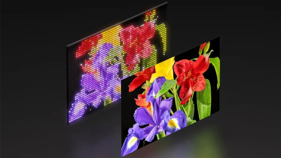 Sony's render explaining the RGB Mini LED tech simply.