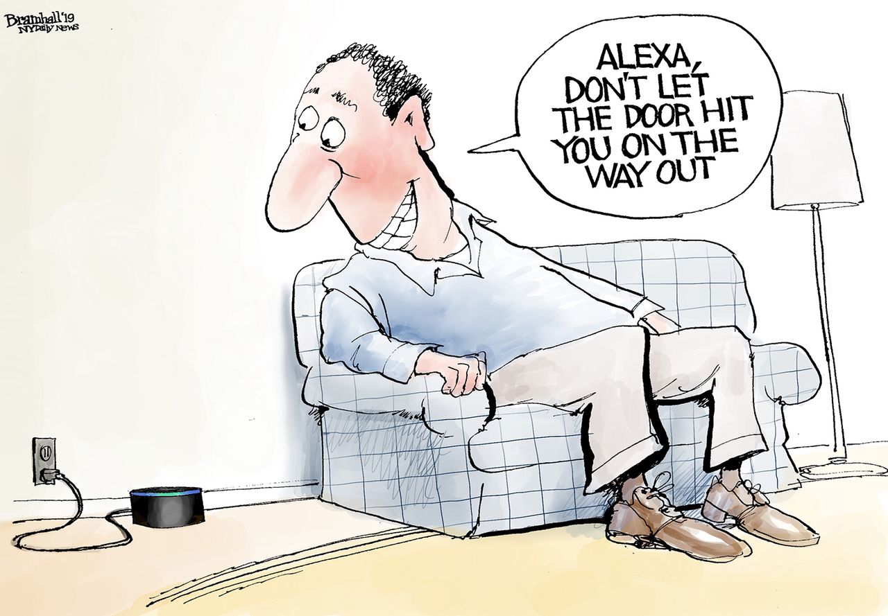 &amp;amp;nbsp;Political&amp;amp;nbsp;Cartoon&amp;amp;nbsp;U.S.&amp;amp;nbsp;Amazon Cancelled Deal New York Alexa Privacy