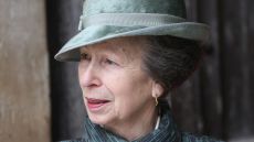 Princess Anne’s structured mint green fedora worn as she attends the 2023 Commonwealth Day Service