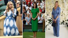 Katherine Jenkins, Kate Middleton, Sienna Miller at Wimbledon