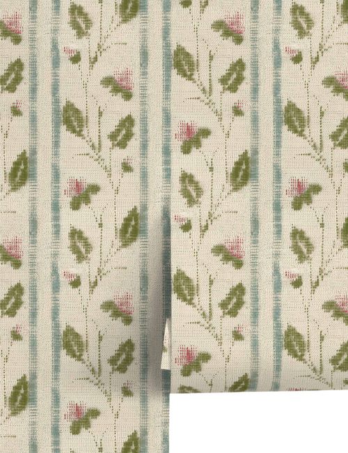 Mayla Grasscloth Wallpaper by Heidi Caillier
