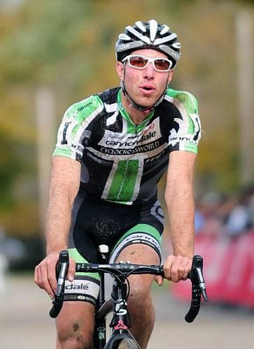 Jeremy Powers (Cannondale/cyclocrossworld.com) looked relieved the race was over.