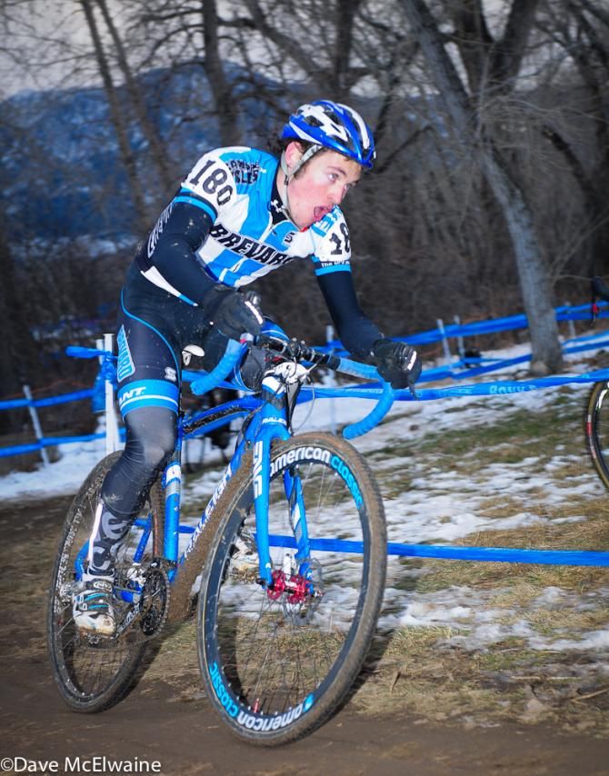 A Brevard College rider leading the D2 competition
