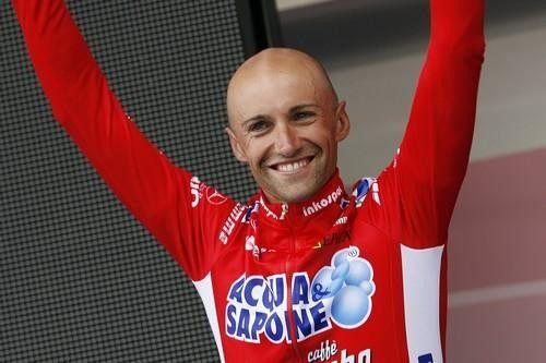 Garzelli enjoying the limelight after his first Giro win since 2004.