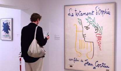 Jean Cocteau's work being observed in Venice