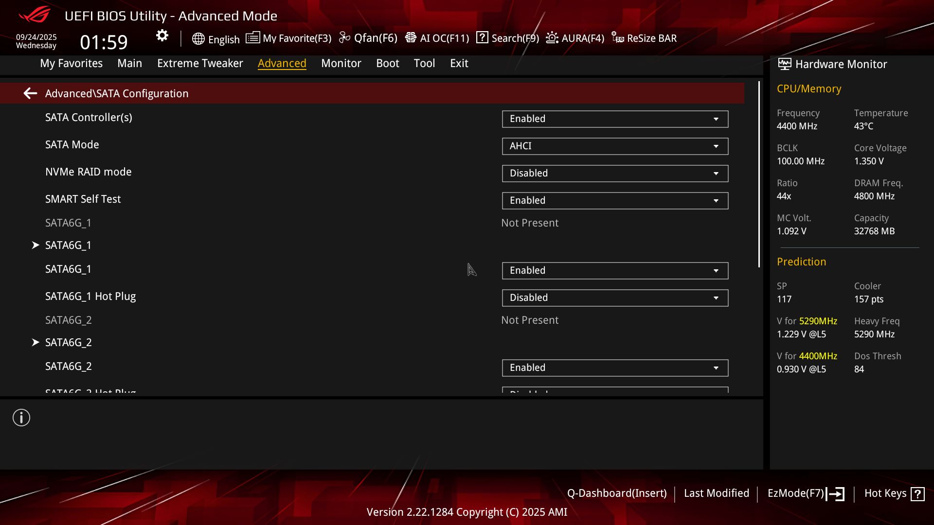 Asus ROG Crosshair X870E Extreme - BIOS Images