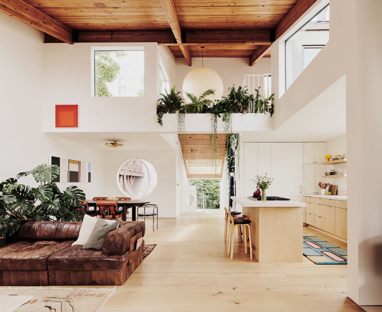 living space inside hosono house