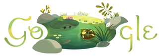 Google's doodle for the summer solstice in the Southern Hemisphere is just as charming.