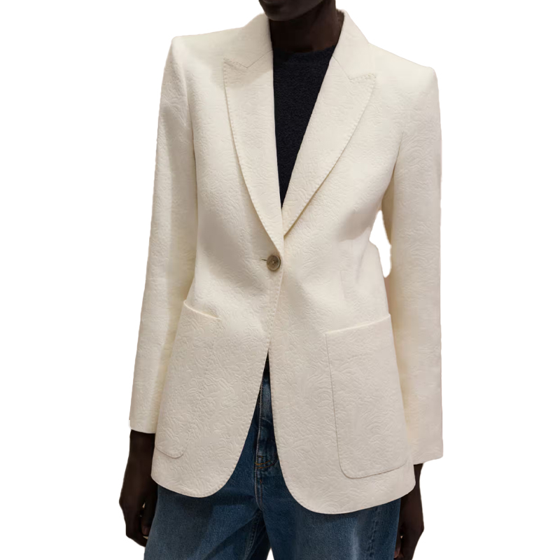Cream blazer, Me+Em