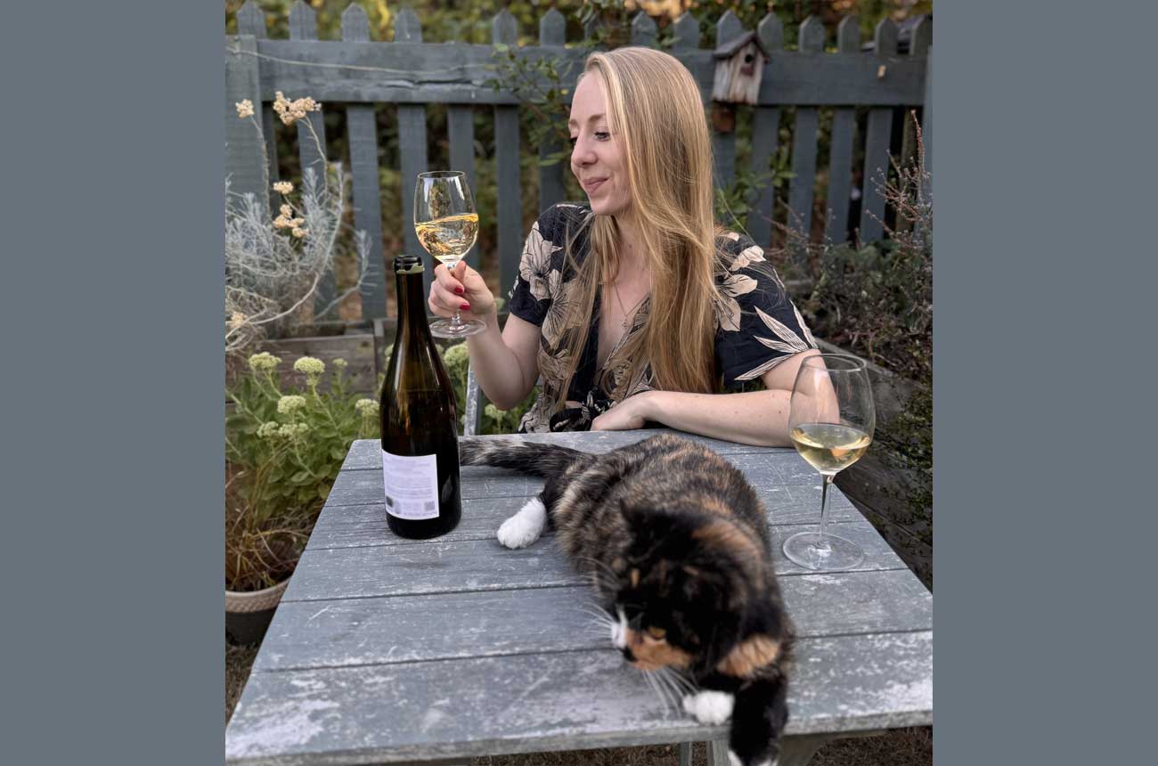 Drinking Burgundy wine