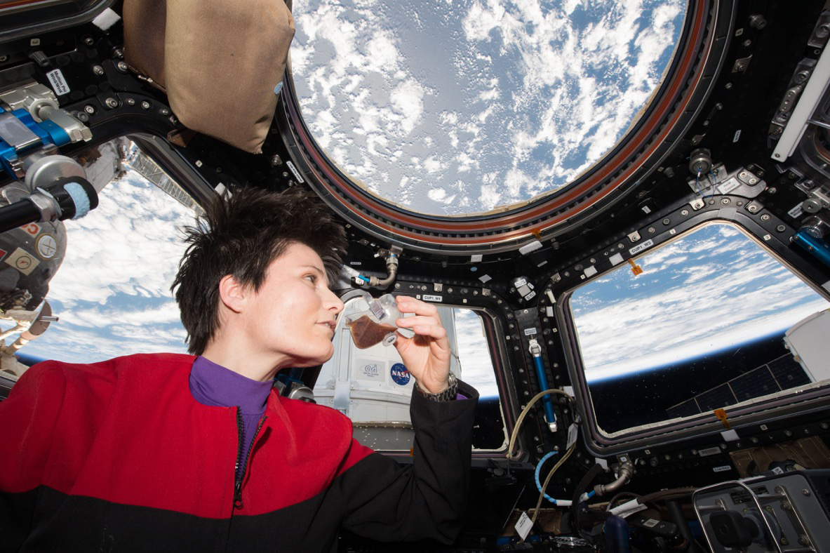 Astronaut Samantha Cristoforetti&#039;s 1st Cup of Coffee