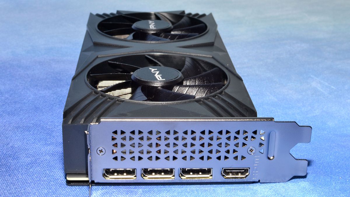 PNY RTX 4070 card photos and unboxing