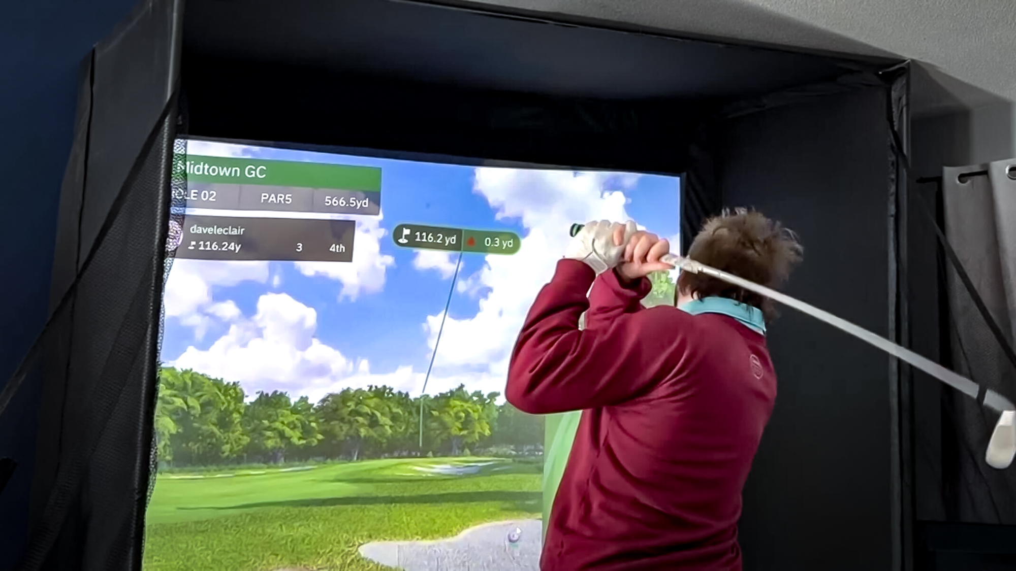 Carls Place golf sim