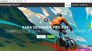 Website screenshot for Xara Designer Pro X
