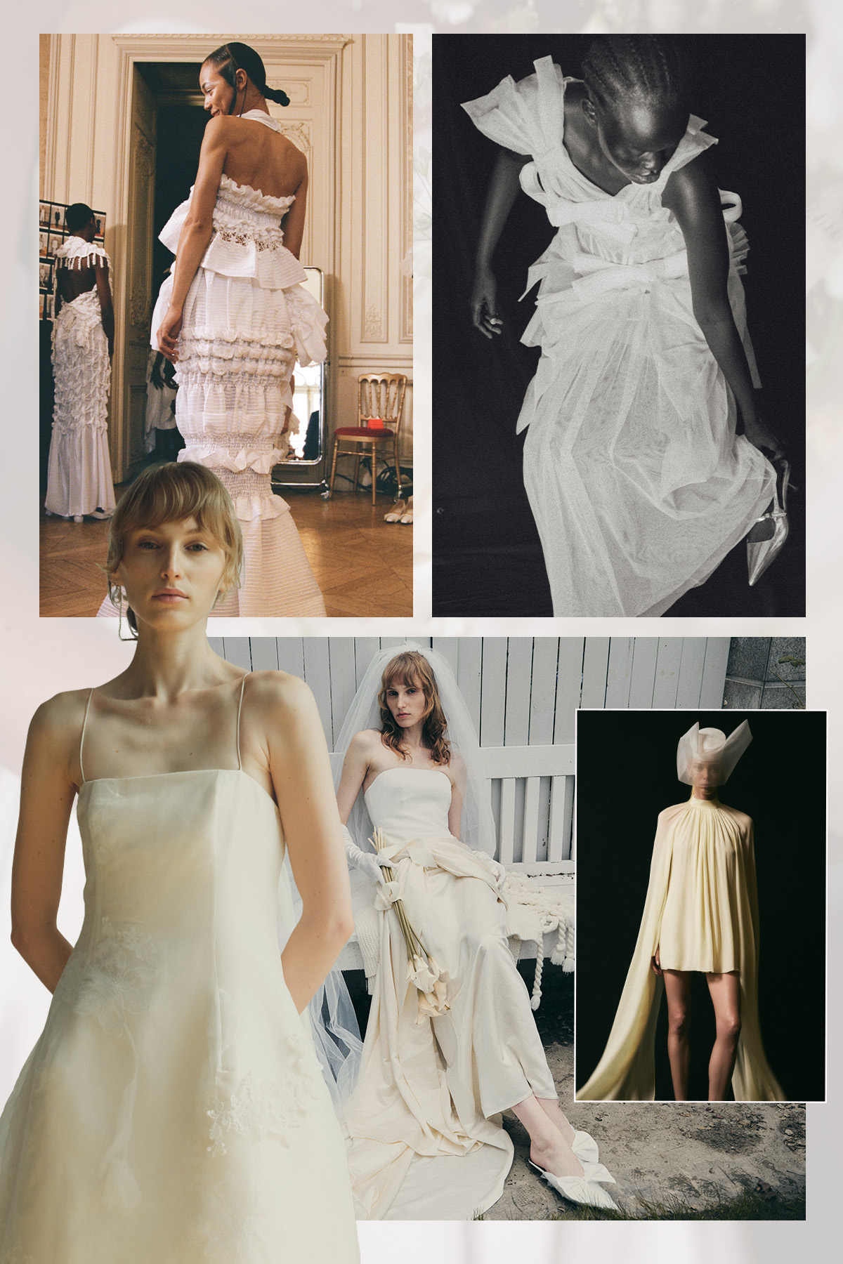 2026 wedding dress trends from WED, Roisin Pearce, Taller Marmo, Viktoria Chan