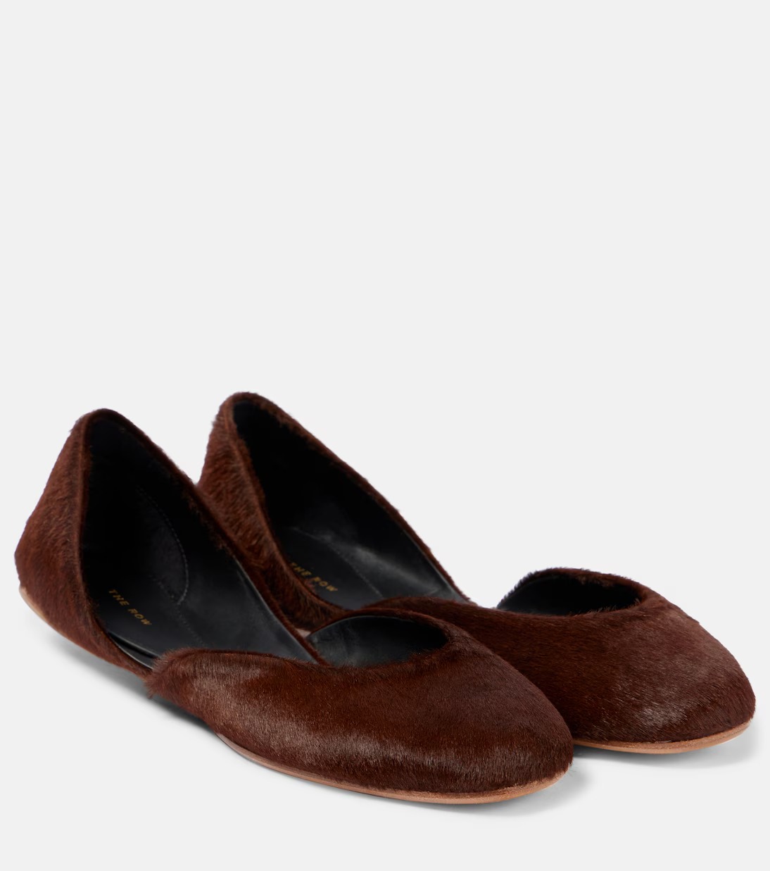 The Row, Gemma Calf-Hair Ballet Flats
