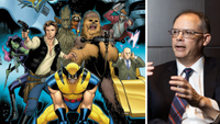 A Star Wars and Marvel comic crossover called Hope Assembles, next to an image of Tim Sweeney
