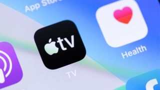 Apple TV Plus app icon on iOS