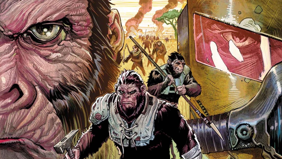 Planet of the Apes #1 cover art by Joshua Cassara