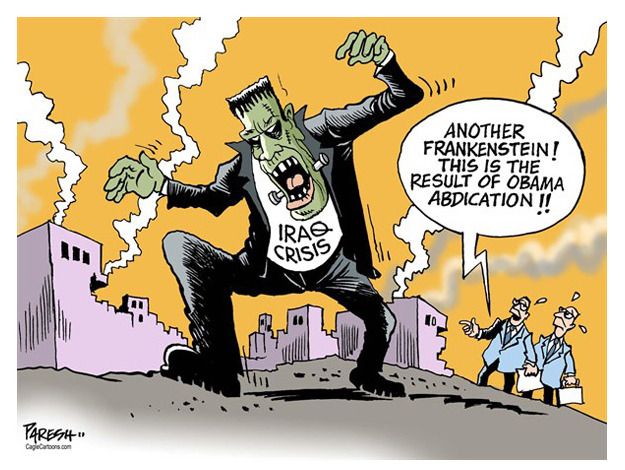 Political cartoon Iraq