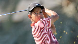 Katrik Singh takes a shot at the Bonalllack Trophy