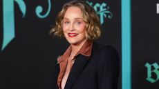 Sharon Stone attending a film premiere in February 2026