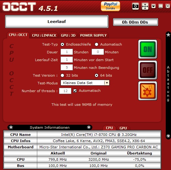 OCCT With Four Options How We Stress Test CPUs