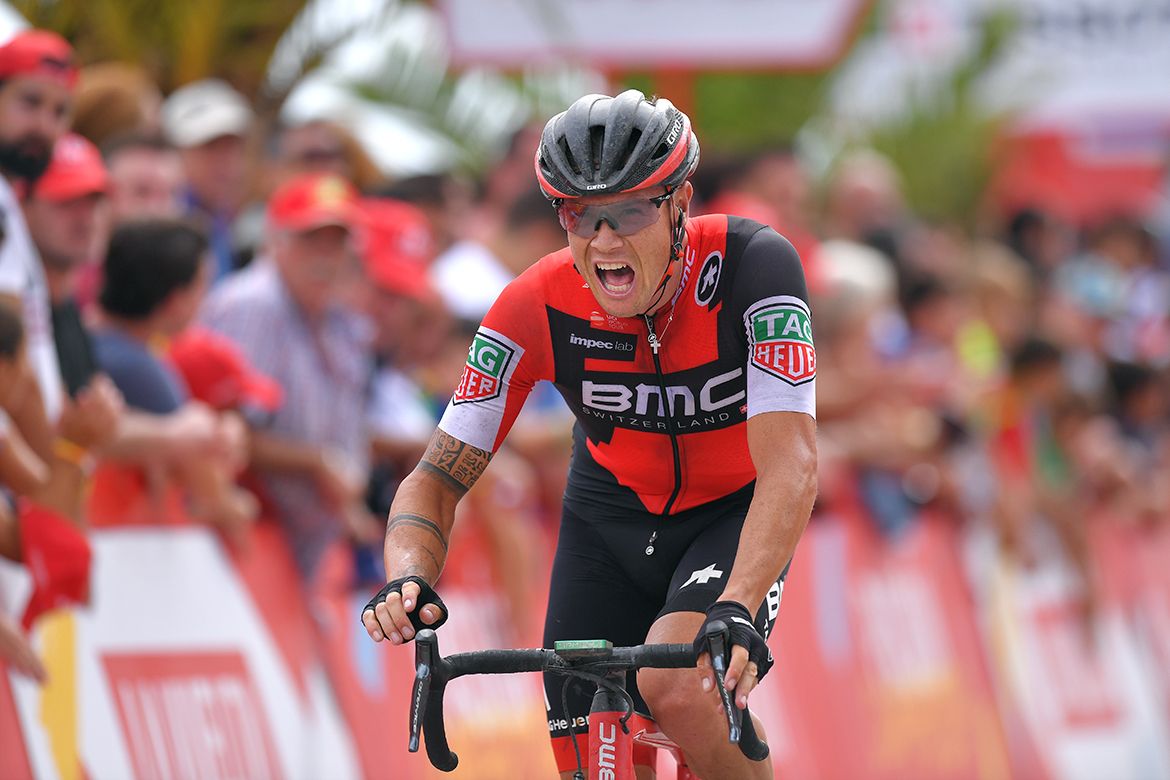 Nicolas Roche on stage 10 of the Vuelta a Espa&ntilde;a