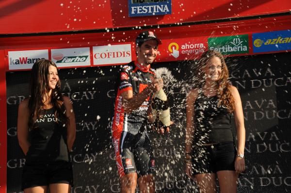 David Lopez (Caisse d'Epargne) was a gallant stage winner.
