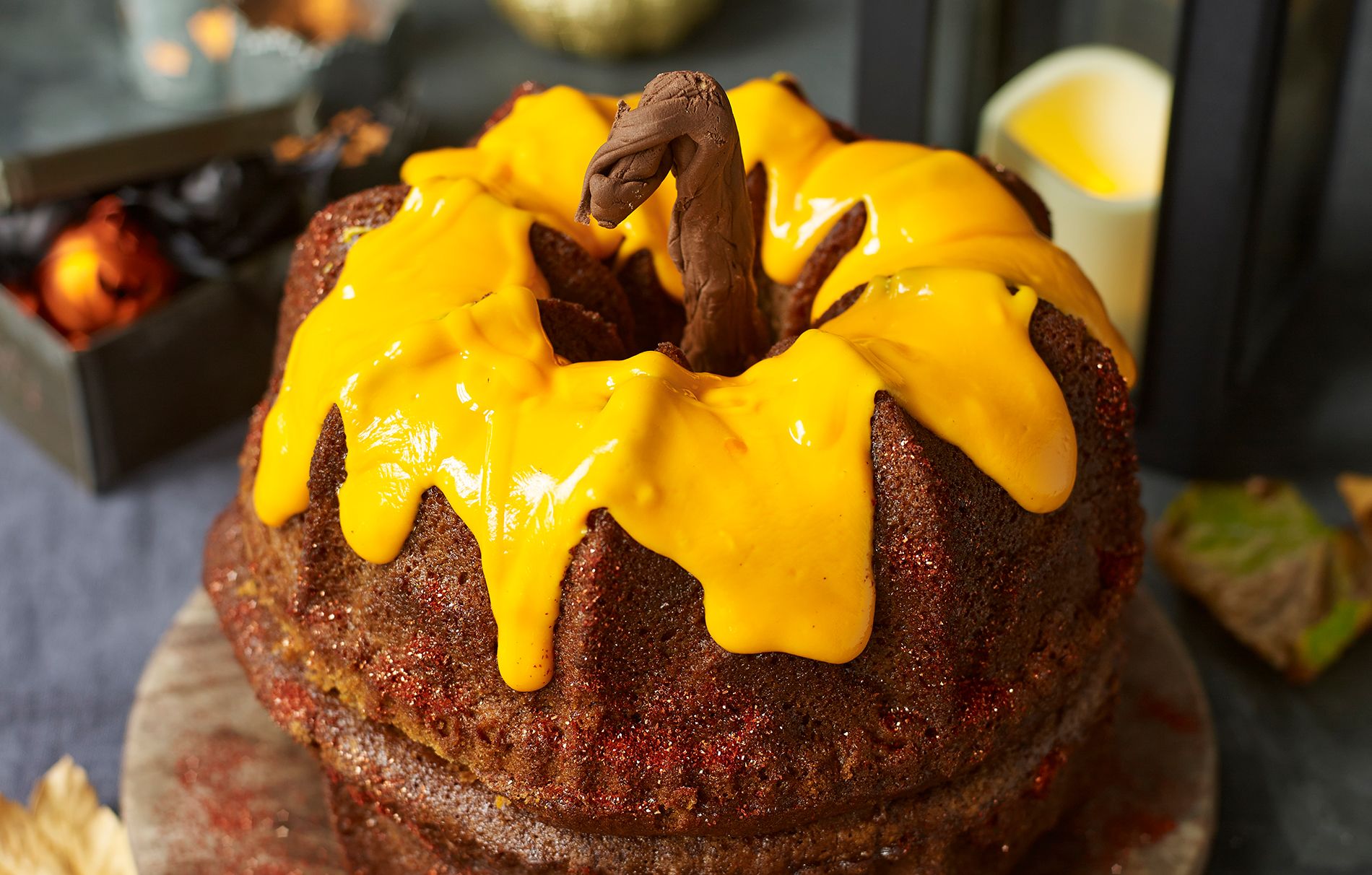 Pumpkin shaped cake recipe