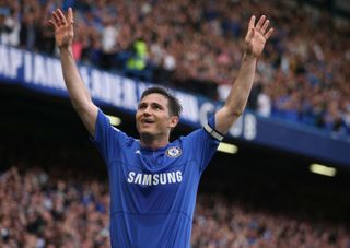 Chelsea’s Frank Lampard celebrates scoring