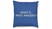 Buy a What's Matt Amodio Pillow on Tee Public for $20.00