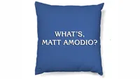Buy a What's Matt Amodio Pillow on Tee Public for $20.00