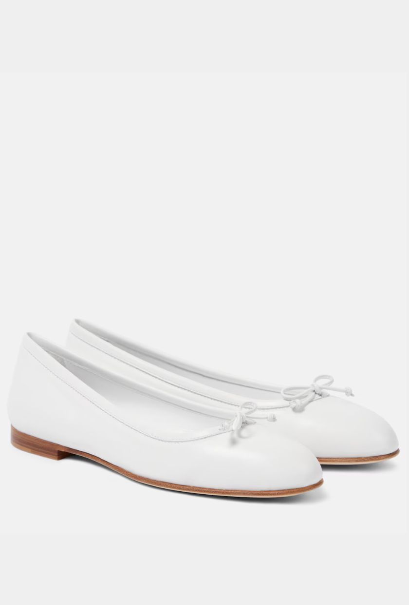 Manolo Blahnik, Verallii Leather Ballet Flats