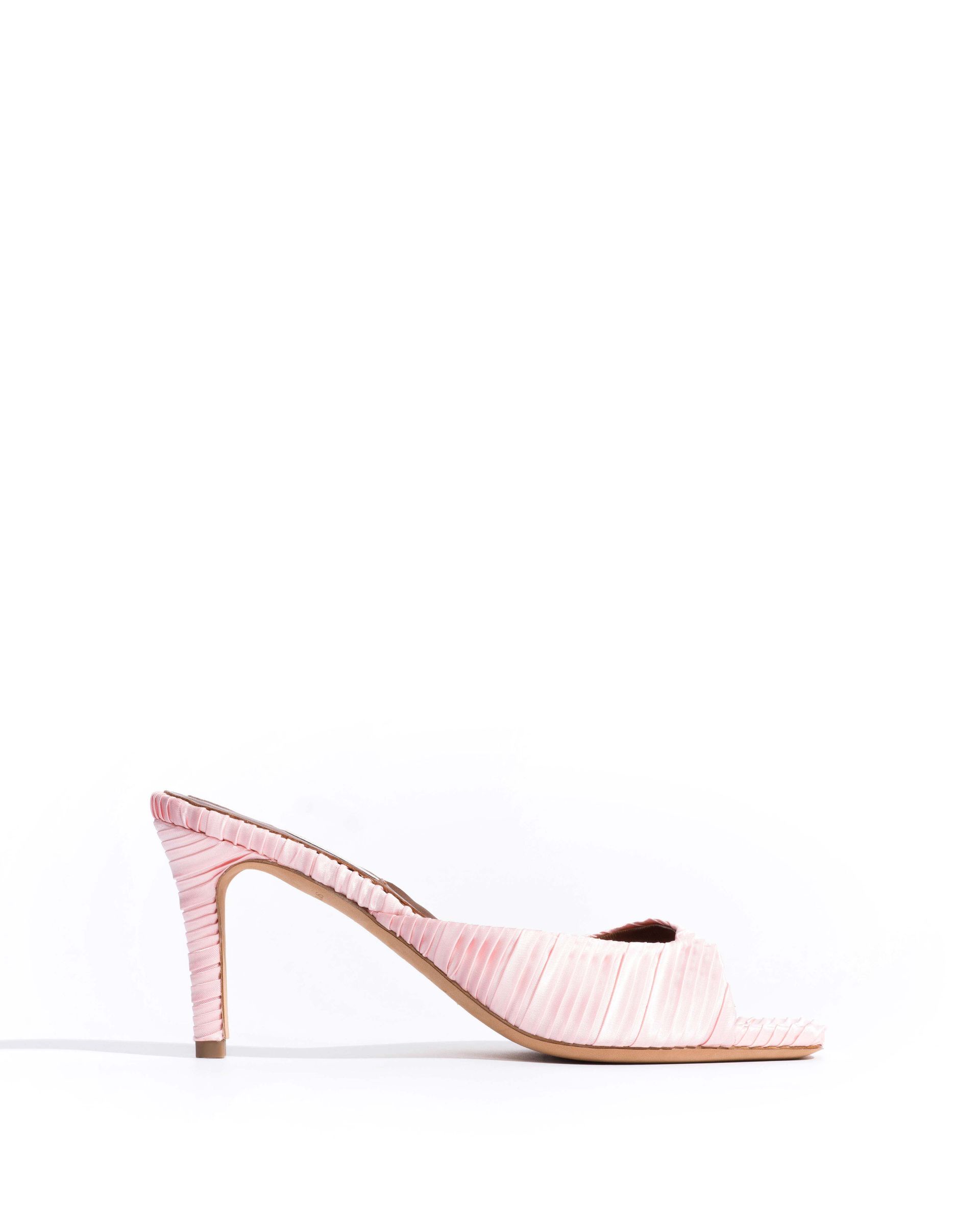 Mazy 75 Pleated Satin Dreamy Pink