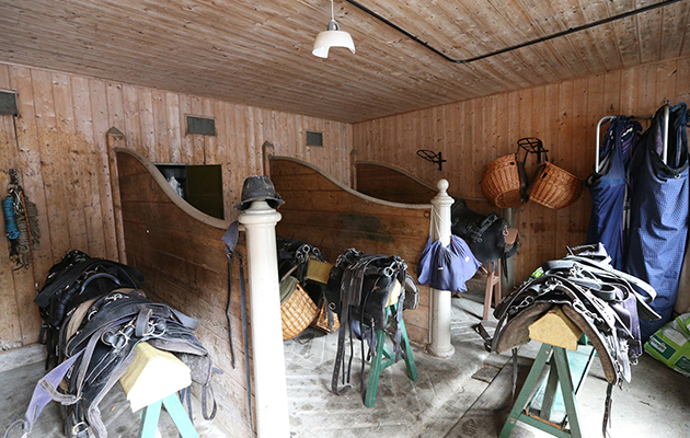 We don’t envy whoever is in charge of tack cleaning…