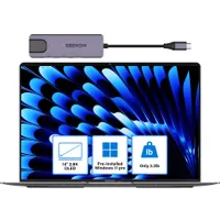 Geekom Geekom - Geekbook X14 Pro Laptop, 2.8k 14" Oled, Intel Core Ultra U5-125h, 32gb Lpddr5x Ram& 1tb Ssd, Win 11 Pro Pre-Installed - Titanium Gray