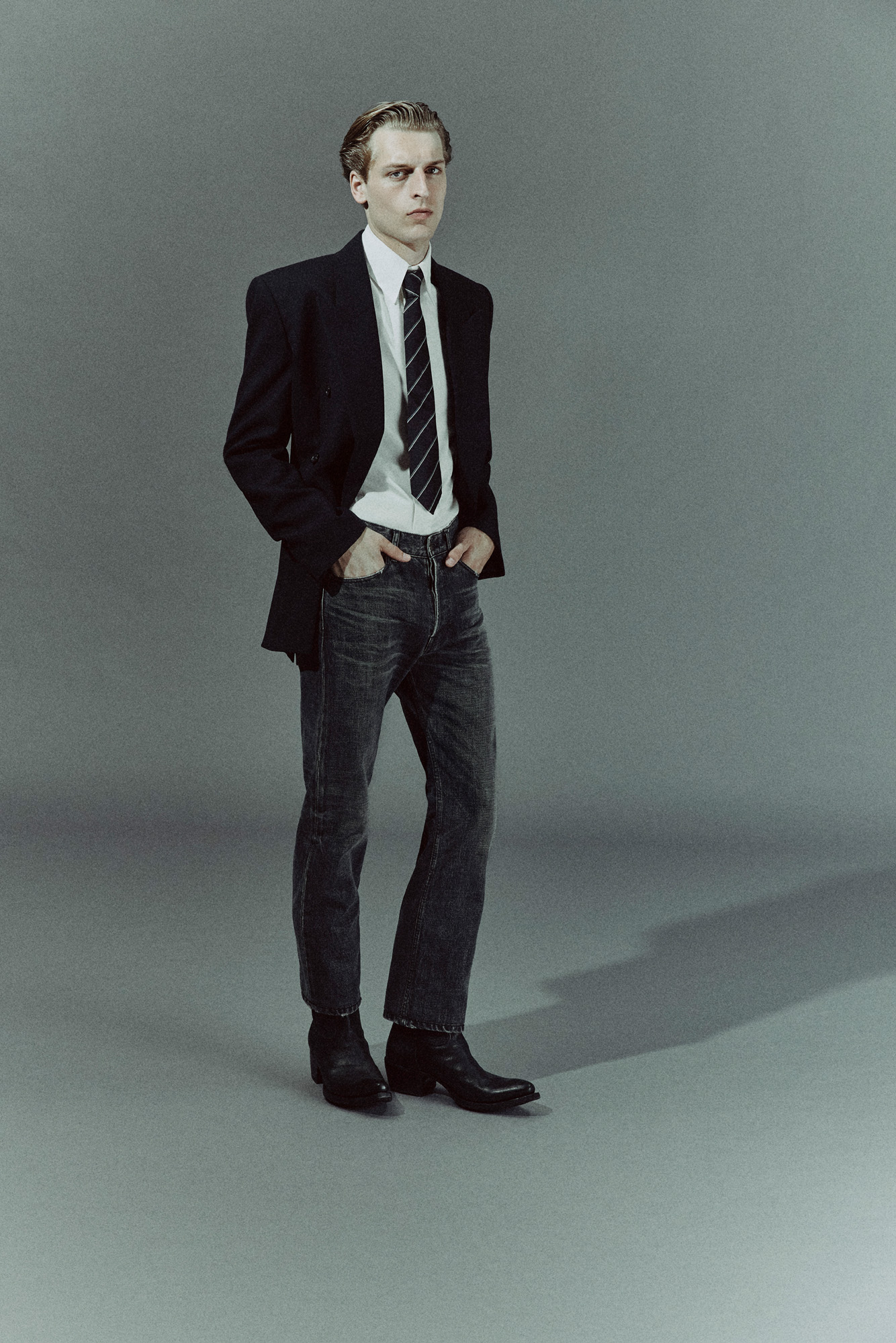 Menswear A/W 2025 trend leather dangerous menswear