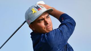 Rickie Fowler at the 2018 Ryder Cup at Le Golf National