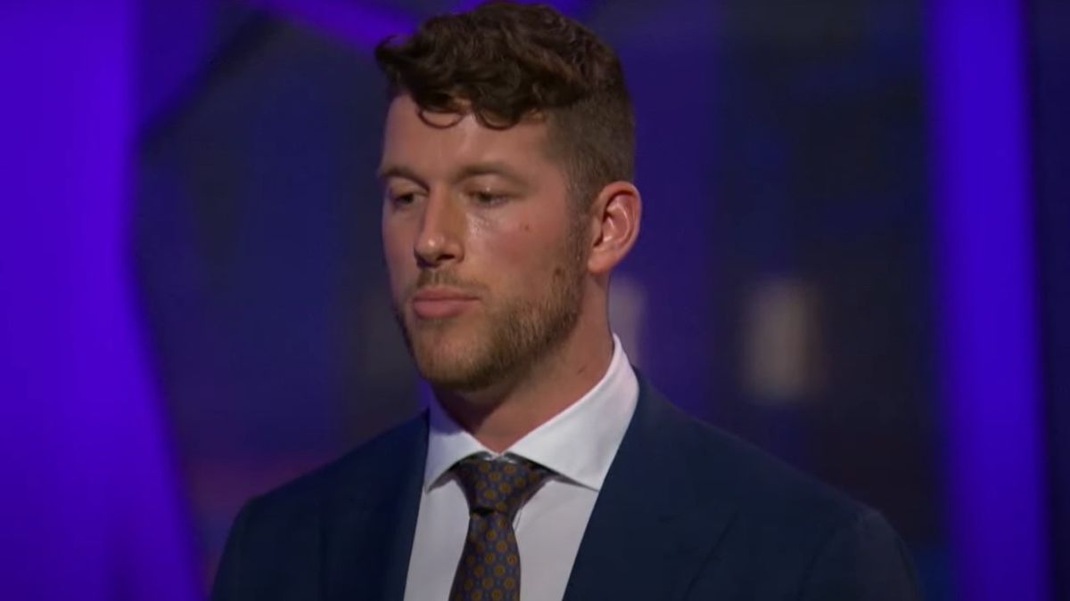 Clayton Echard looks sad on The Bachelor.