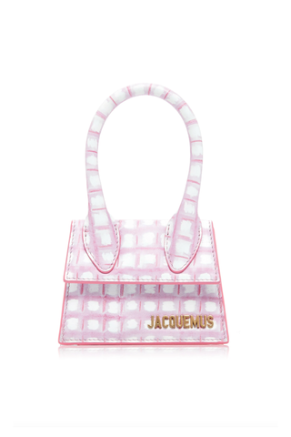 Le Chiquito Checked Leather Bag by Jacquemus